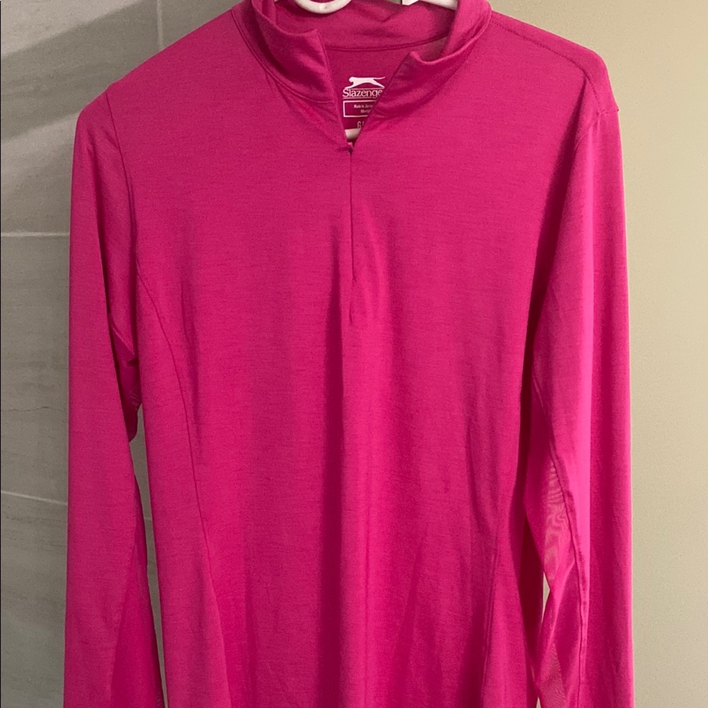 Slazenger Women's Fuchsia Long Sleeve Sweatshirt